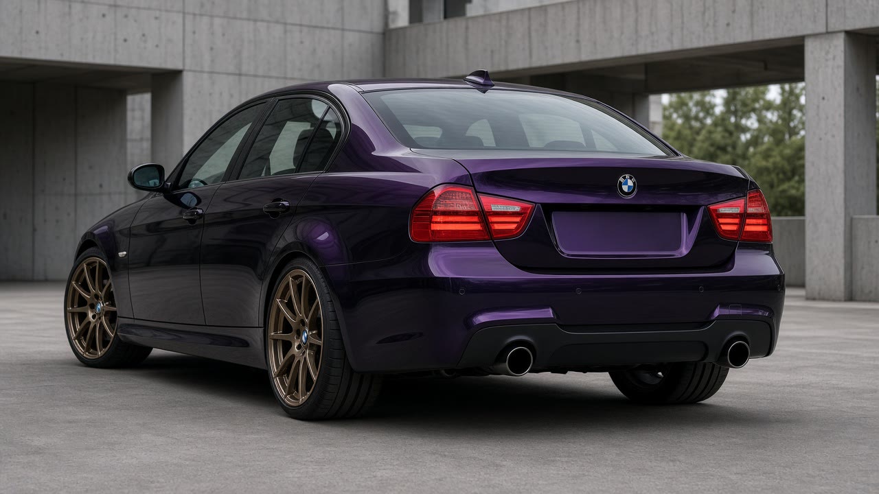 Prospect 1 — rear three-quarter purple chameleon, dual tips